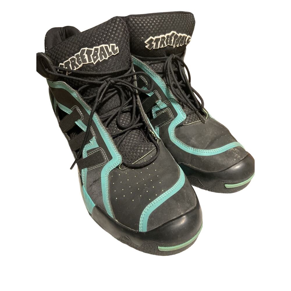 RARE! adidas Originals Streetball 2 Black & Mint 12/2013 D74103 Streetball II